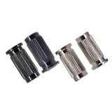 Maxbell Guitar Bridge Metal Durable Sturdy Studs Replacement for Electric Guitar Silver
