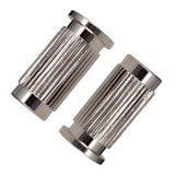 Maxbell Guitar Bridge Metal Durable Sturdy Studs Replacement for Electric Guitar Silver