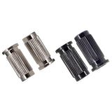Maxbell Guitar Bridge Metal Durable Sturdy Studs Replacement for Electric Guitar Silver