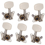 Maxbell 6x Guitar Tuning Pegs 3 Left 3 Right Durable for Acoustic Guitars Parts