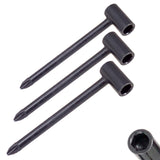 Maxbell 3 Pieces Adjustment Guitar Neck Wrench 7mm 8mm 6.35mm Metal for Guitar