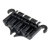 Maxbell Zinc Alloy Bridge Tailpiece Replacement Instrument Durable Pull String Plate black