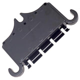 Maxbell Zinc Alloy Bridge Tailpiece Replacement Instrument Durable Pull String Plate black