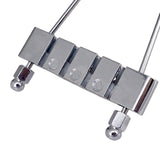 Maxbell Zinc Alloy Tailpiece Bridge with 3 Screws for 4 String Jazz Guitar