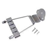 Maxbell Zinc Alloy Tailpiece Bridge with 3 Screws for 4 String Jazz Guitar