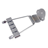 Maxbell Zinc Alloy Tailpiece Bridge with 3 Screws for 4 String Jazz Guitar