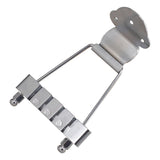 Maxbell Zinc Alloy Tailpiece Bridge with 3 Screws for 4 String Jazz Guitar