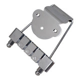 Maxbell Zinc Alloy Tailpiece Bridge with 3 Screws for 4 String Jazz Guitar