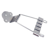 Maxbell Zinc Alloy Tailpiece Bridge with 3 Screws for 4 String Jazz Guitar