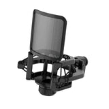 Maxbell Microphone Shock Mount Suspension for Condenser Microphone Broadcasting black