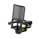 Maxbell Microphone Shock Mount Suspension for Condenser Microphone Broadcasting green