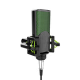 Maxbell Microphone Shock Mount Suspension for Condenser Microphone Broadcasting green