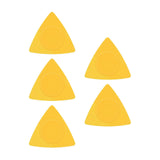 Maxbell Stylish 5Pcs Fingertips Protector Guitar Finger Pick for Electric Guitar Yellow