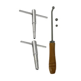 Maxbell Professional Trumpet Repair Handle with Mouthpiece Truing Tool for Trumpet