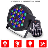 Maxbell Remote Control Stage Lamp Lightweight Bright Waterproof for KTV Wedding