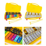 Maxbell Glockenspiel and Two Mallets Perfectly Gift for Children Toddlers Kids Colorful
