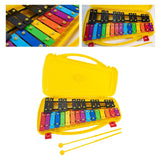 Maxbell Glockenspiel and Two Mallets Perfectly Gift for Children Toddlers Kids Colorful