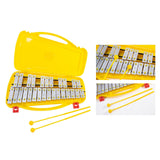 Maxbell Glockenspiel and Two Mallets Perfectly Gift for Children Toddlers Kids Silver