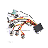 Maxbell Bass EQ Band Equalizer Replacement for Bass Pickup Electric Bass