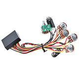 Maxbell Bass EQ Band Equalizer Replacement for Bass Pickup Electric Bass