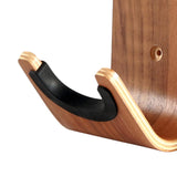 Maxbell Wood Wall Mounted Hanger Hook Display Rack Hanging Shelf Easy to Install for Guitar