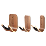 Maxbell Wood Wall Mounted Hanger Hook Display Rack Hanging Shelf Easy to Install for Guitar