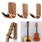 Maxbell Wood Wall Mounted Hanger Hook Display Rack Hanging Shelf Easy to Install for Guitar