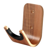 Maxbell Wood Wall Mounted Hanger Hook Display Rack Hanging Shelf Easy to Install for Guitar