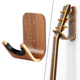 Maxbell Wood Wall Mounted Hanger Hook Display Rack Hanging Shelf Easy to Install for Guitar