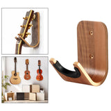 Maxbell Wood Wall Mounted Hanger Hook Display Rack Hanging Shelf Easy to Install for Guitar