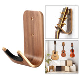 Maxbell Wood Wall Mounted Hanger Hook Display Rack Hanging Shelf Easy to Install for Ukulele
