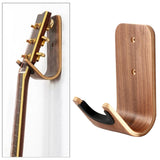 Maxbell Wood Wall Mounted Hanger Hook Display Rack Hanging Shelf Easy to Install for Ukulele