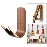 Maxbell Wood Wall Mounted Hanger Hook Display Rack Hanging Shelf Easy to Install for Violin Erhu