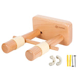 Maxbell Wood Wall Mounted Guitar Hanger for Ukulele Bass Guitar Easy to Install