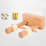 Maxbell Wood Wall Mounted Guitar Hanger for Ukulele Bass Guitar Easy to Install