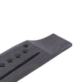 Maxbell Wooden Saddle Nut Guitar Bridge Stable Sturdy for Accessories Upgrade Parts Style A 8 Hole