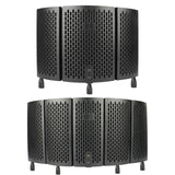 Maxbell Foldable Microphone Isolation Shield for Condenser Mic Broadcasting Vocals 3 Shields