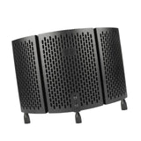 Maxbell Foldable Microphone Isolation Shield for Condenser Mic Broadcasting Vocals 3 Shields