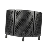 Maxbell Foldable Microphone Isolation Shield for Condenser Mic Broadcasting Vocals 3 Shields
