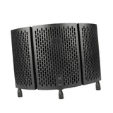 Maxbell Foldable Microphone Isolation Shield for Condenser Mic Broadcasting Vocals 3 Shields