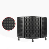 Maxbell Foldable Microphone Isolation Shield for Condenser Mic Broadcasting Vocals 3 Shields