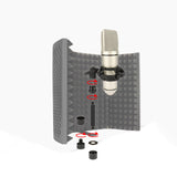 Maxbell Foldable Microphone Isolation Shield for Condenser Mic Broadcasting Vocals 3 Shields