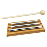 Maxbell Wooden Chime Gifts Rhythm Multipurpose for Preschool Concerts Girls Boys 3 Tone