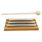 Maxbell Wooden Chime Gifts Rhythm Multipurpose for Preschool Concerts Girls Boys 3 Tone
