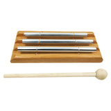 Maxbell Wooden Chime Gifts Rhythm Multipurpose for Preschool Concerts Girls Boys 3 Tone