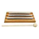 Maxbell Wooden Chime Gifts Rhythm Multipurpose for Preschool Concerts Girls Boys 3 Tone
