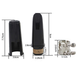 Maxbell Clarinet Reeds Clarinet Mouthpiece Kit for Clarinet Bakelite Wind Instrument