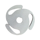 Maxbell Vinyl Record Player for 7" Vinyl Metal Disc Stabilizer Weight Clamp Silver