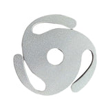 Maxbell Vinyl Record Player for 7" Vinyl Metal Disc Stabilizer Weight Clamp Silver
