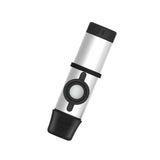 Maxbell Metal Kazoo Includes 5 Replacement Flutes Silicone Cover ,Easy to Learn Silver